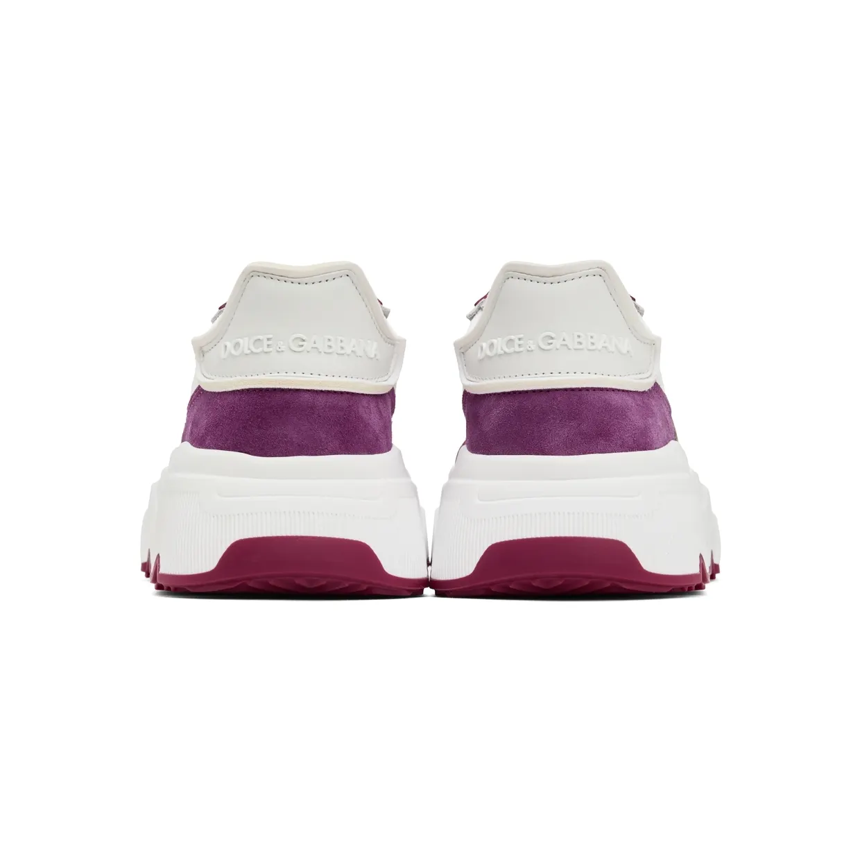 Dolce & Gabbana White & Pink Daymaster Low-Top Sneakers (CK1908 AQ161) (2)