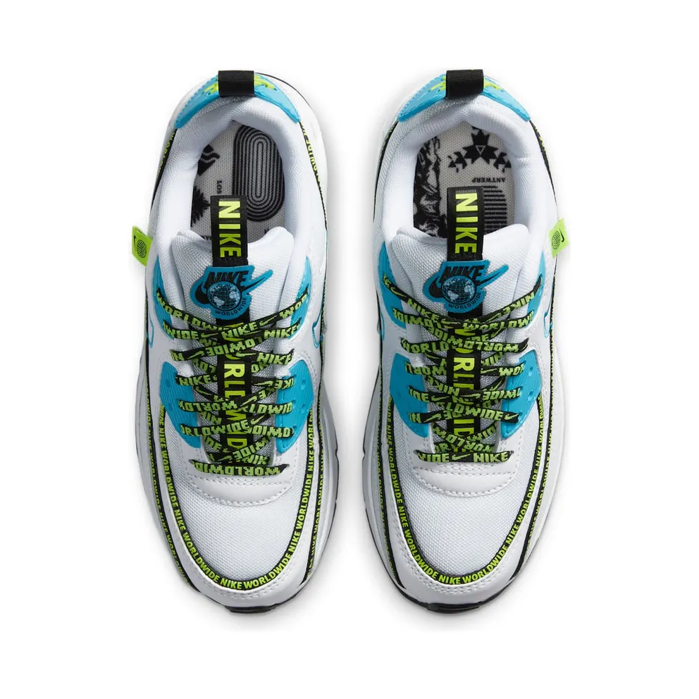 Nike Air Max 90 SE Worldwide Pack Blue Fury Volt (CV7665-100)