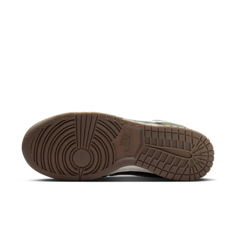 Nike Dunk Low Premium SE “Woven Medium Olive Gum” (IB6161-200)