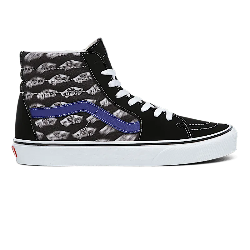 Vans Sk8-Hi ‘Blur Boards’ Black/Royal Blue (VN0A4BV6T2N)