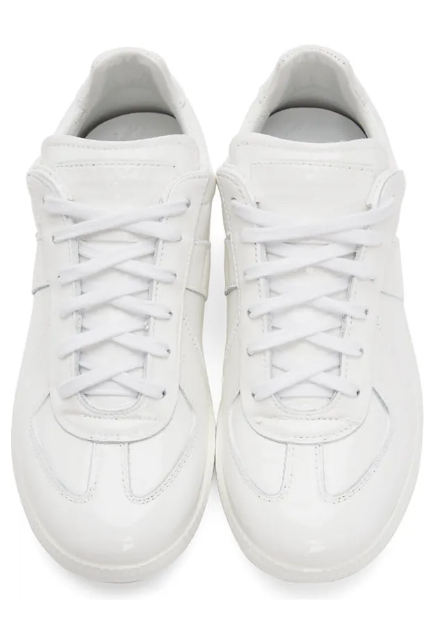 Maison Margiela White Rubber Replica Low Sneakers (S58WS0109 P4487) (5)