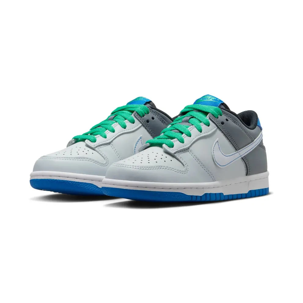 Nike DUNK LOW Grade School “PURE PLATINUM PHOTO BLUE” (DH9765-004)