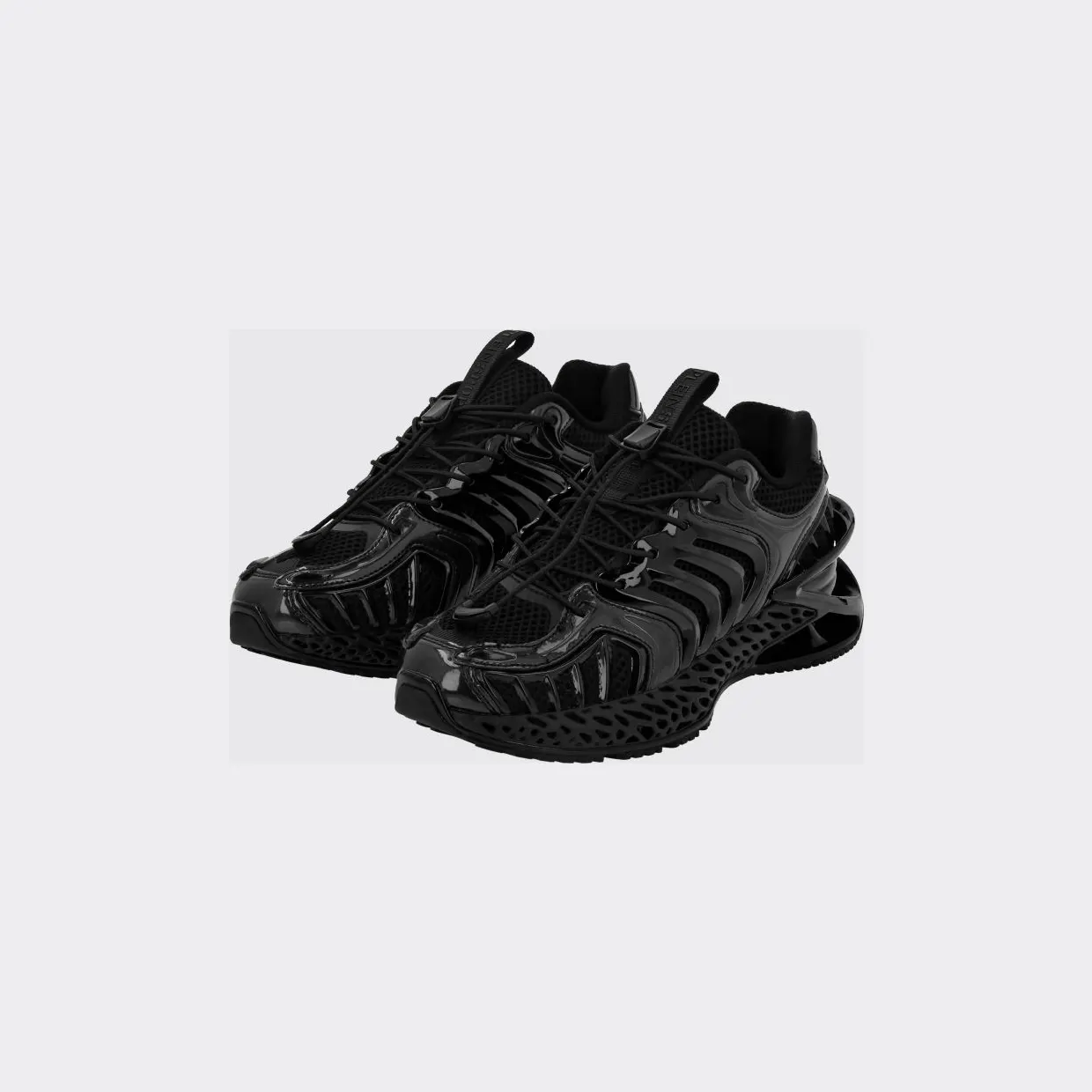 Plein Sport The Thunder Stroke Gen X 02 Mesh Trainers with a Chunky Sole Black 3 (FACSUSC0434STE003N0202)