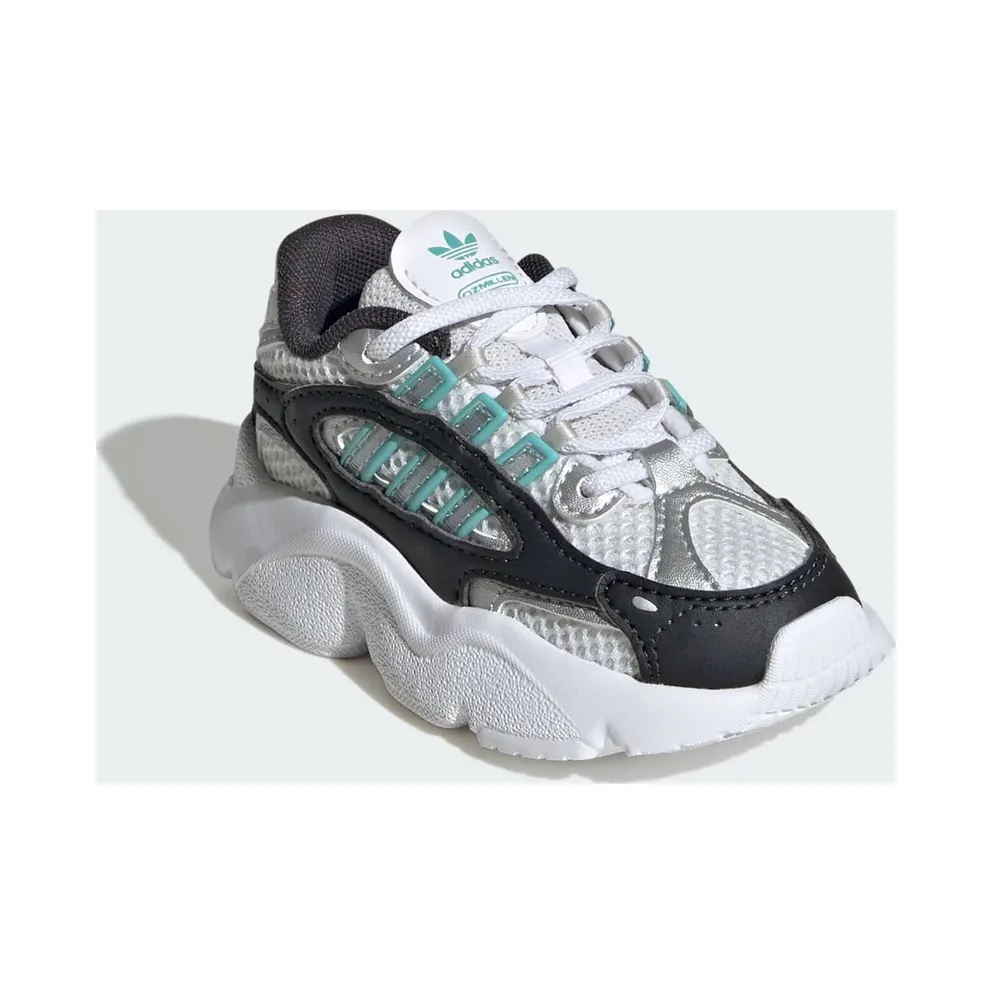 adidas Ozmillen Elastic Lace “Carbon / Silver Metallic / Mint Ton” (JS0715)