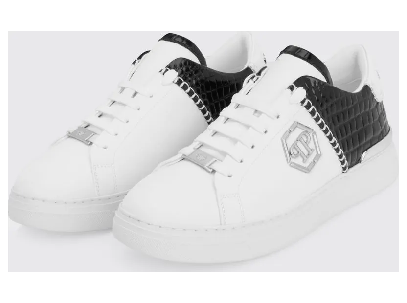 Philipp plein Leather Sneakers White (PAFSUSC0951PLE005N0102)