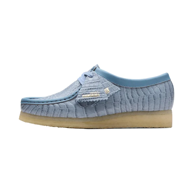 Clarks Originals Wallabee “Powder Blue Croc” (26180681)