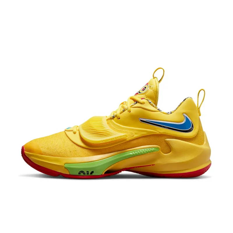 Nike Zoom Freak 3 “Yellow Zest / White / Action Red / Black” (DC9364-700)