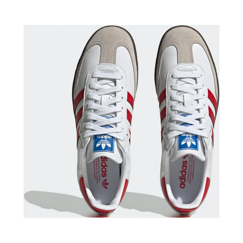 adidas Samba OG White / Better Scarlet / Gum 5 (IG1025)