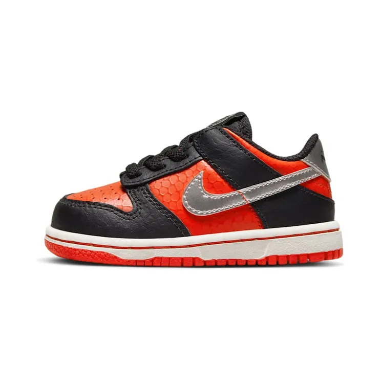 Nike DUNK LOW TD Martian “Black / Picante Red / Summit White / Metallic Silver” (DV1987-001)