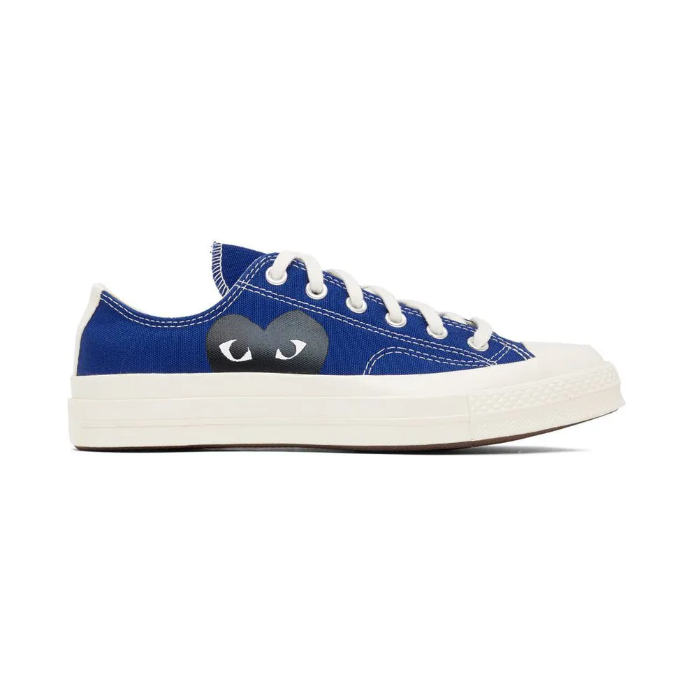 Comme des Garçons Play Grey Converse Edition Half Heart Chuck 70 Low (P1K121)