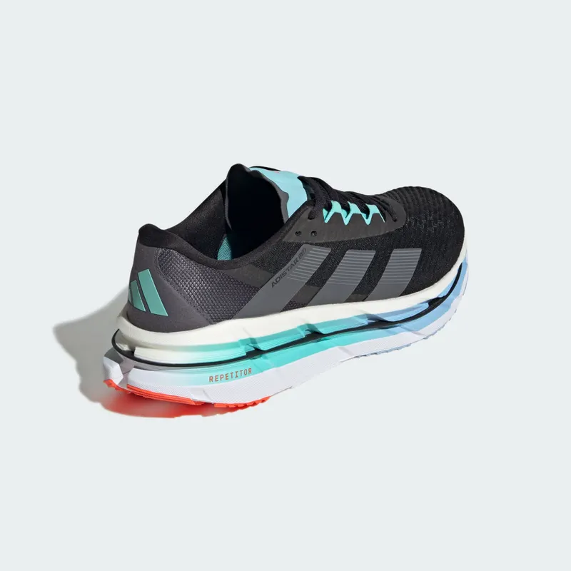 Adidas Adistar Byd Running Shoes Core Black / Iron Metallic / Flash Aqua (JI1225)