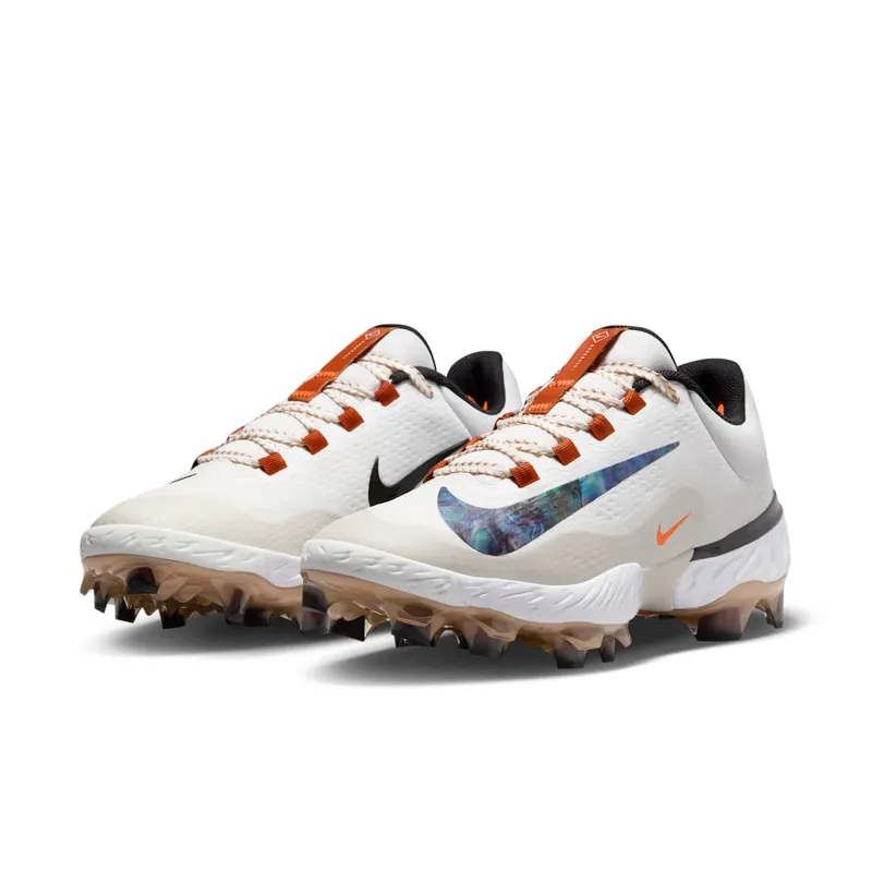 Nike Alpha Huarache Elite 4 Low MCS Summit White Phantom Dark Russet Royal Pulse (FZ8652-100)