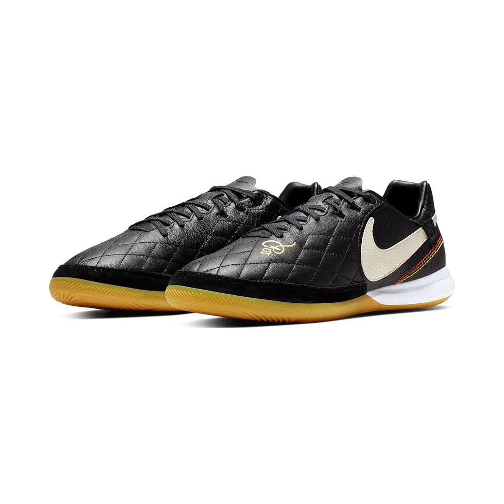 Nike 10R Tiempo Legend 7 Pro IC Black Light Orewood Brown Black/Light Orewood Brown-Metallic Gold (AQ2211-027)