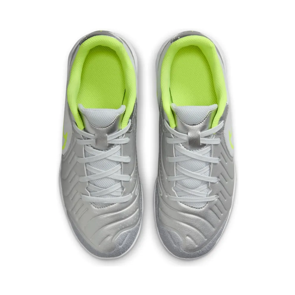 Nike Tiempo Legend 10 Academy IC Metallic Silver Volt Black (DV4350-001)