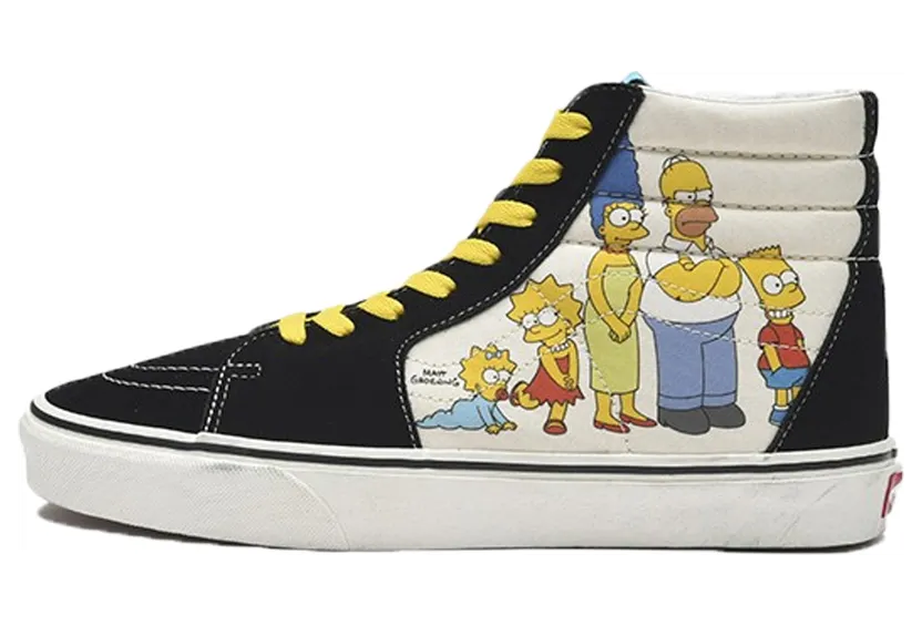 Vans The Simpsons x Sk8-Hi ‘Simpsons Family 1987-2020’ Black (VN0A4BV617E)