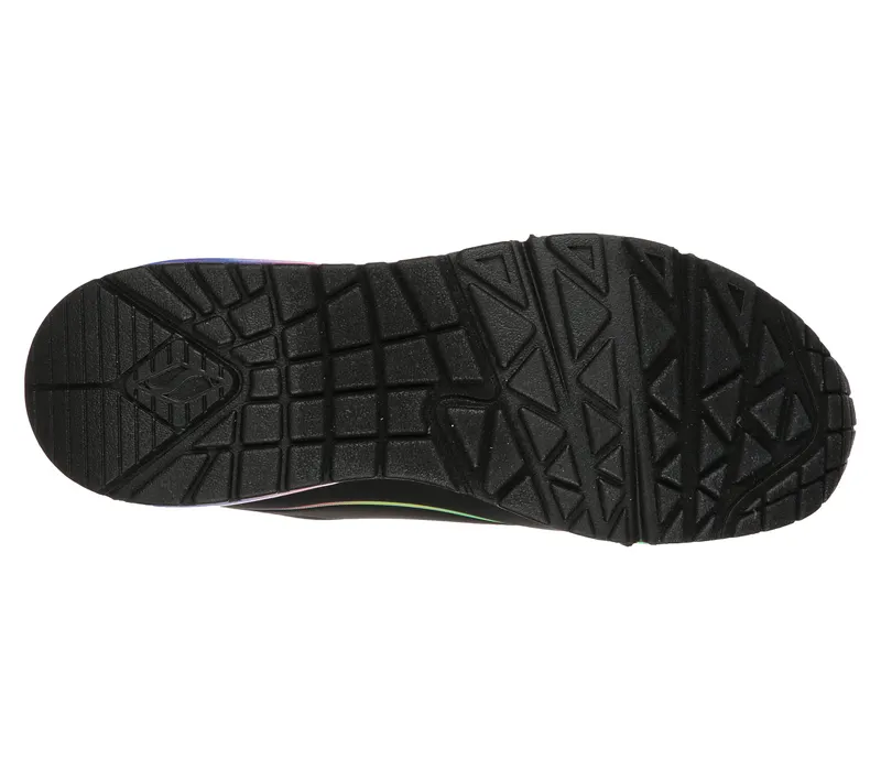 Skechers Uno – Pop of Sunshine – Black / Multi – “Black” (155148 BKMT)