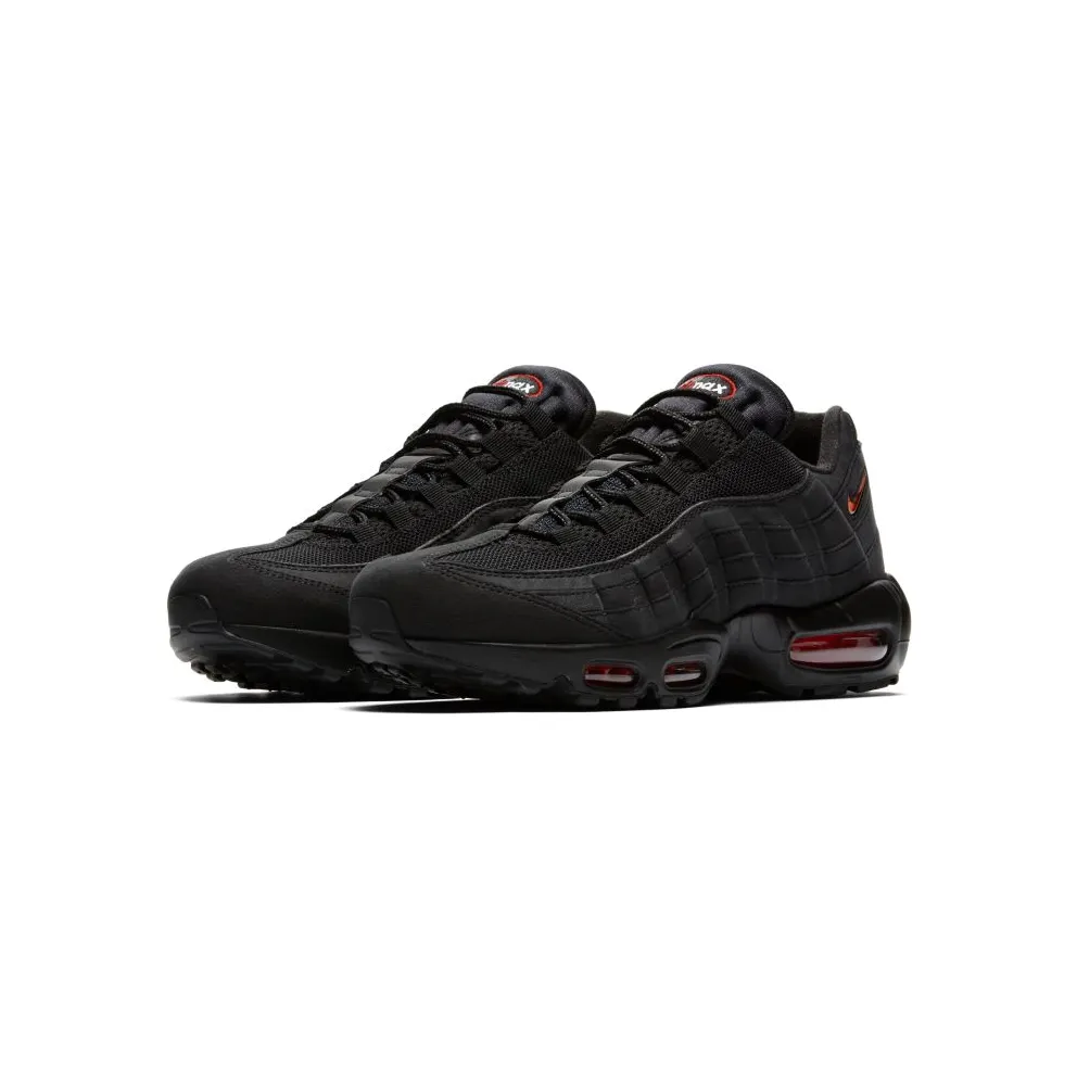 Nike Air Max 95 Jelly Swoosh Black Black/Red-Orange (CJ0423-001)