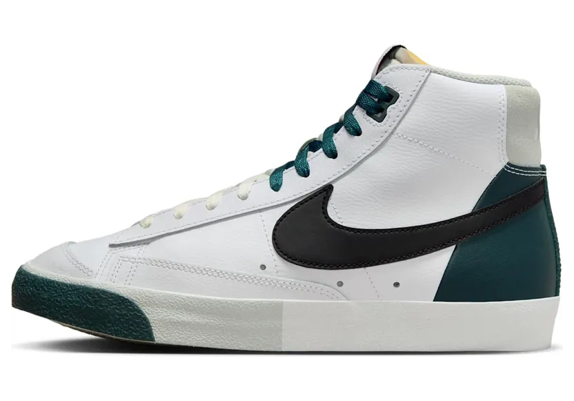 Nike Blazer Mid ’77 PRM White Black Deep Jungle Light Silver (FB8889-100)