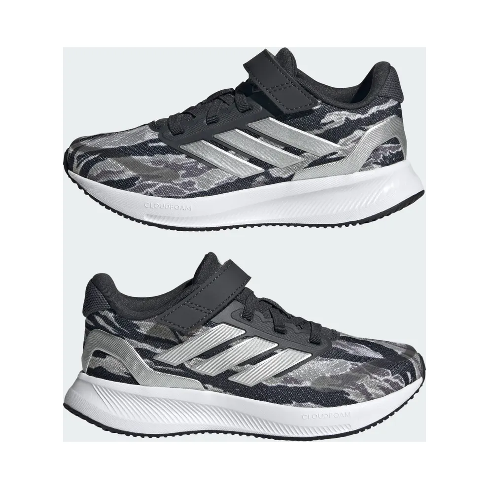 Adidas Runfalcon 5 Kids Silver Pebble / Silver Metallic / Carbon (JQ2185)