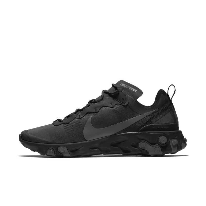 Nike React Element 55 Triple Black (2018) (BQ6166-008)
