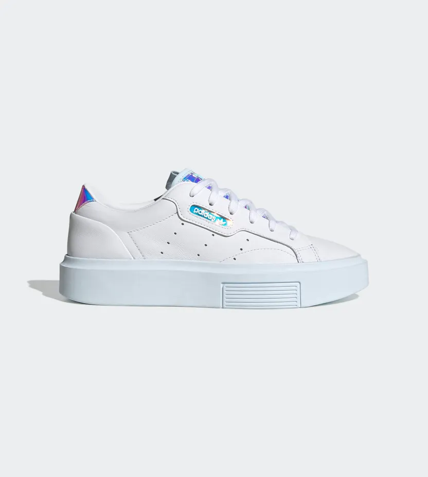 Adidas Sleek ‘White Iridescent’ Cloud White/Sky Tint/Core Black (FW3717)