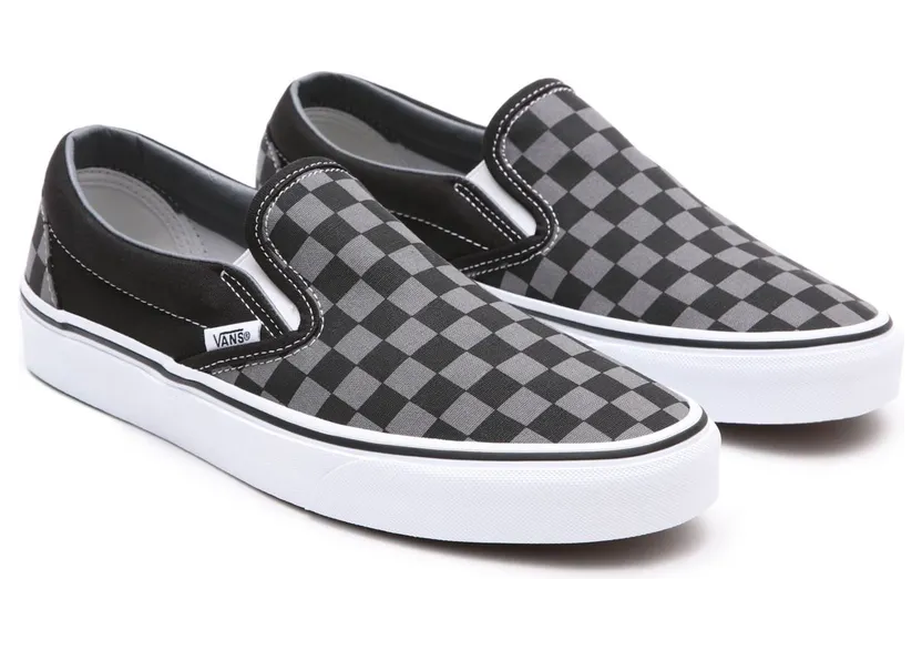 Vans Slip-On ‘Black Pewter Checkerboard’ Black/Pewter (VN000EYEBPJ)