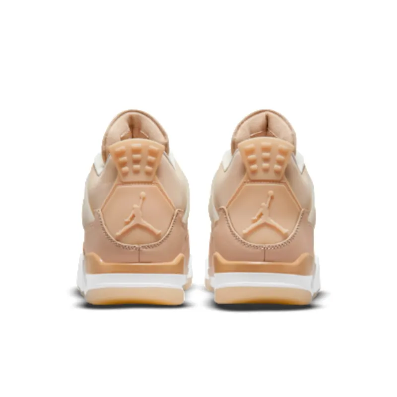 Air Jordan 4 “Shimmer”: nude nubuck dat je hele outfit warmer maakt (6)