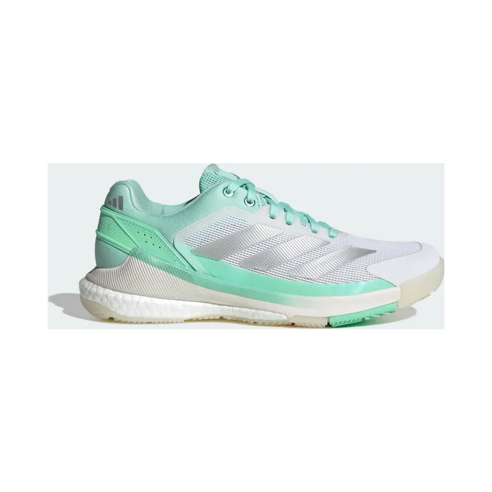 Adidas Crazyquick BOOST Padel Shoes Green / Silver Metallic / Pulse Mint (KI3589)