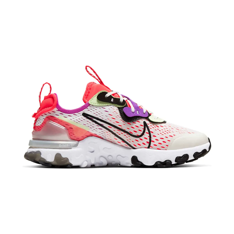Nike React Vision Barely Volt Laser Crimson (GS) Summit White/Barely Volt-Laser Crimson-Black (CD6888-102)