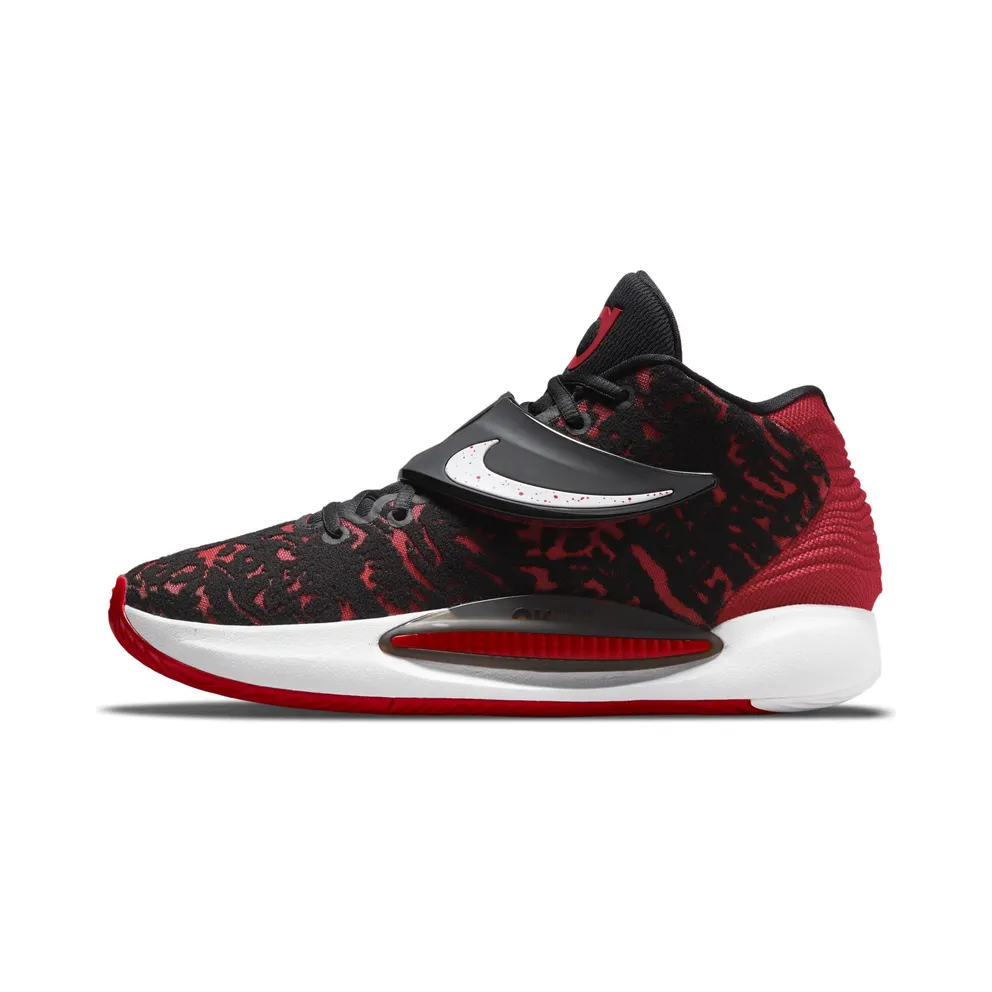 Nike KD14 “Black / White / University Red” (CW3935-006)