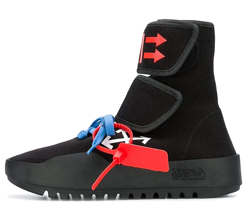 Off-White CST-001 Moto Wrap Sneakers Black (OMIA108F18B830011001)