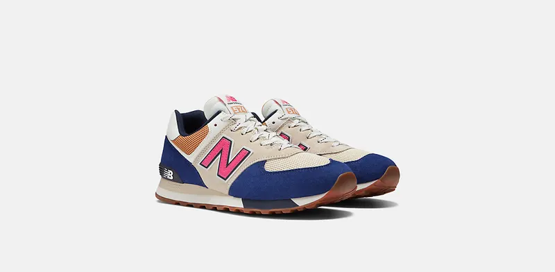 New Balance 574 Taupe Navy Blue (ML574LF2)