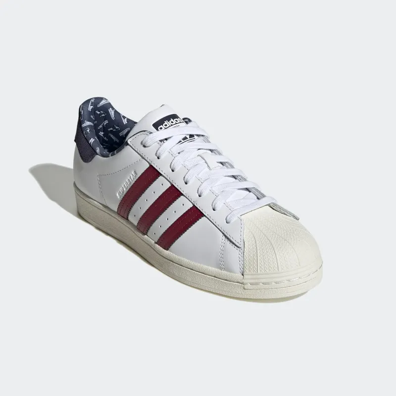 Adidas Superstar Cloud White / Collegiate Burgundy / Shadow Navy (HP9845)