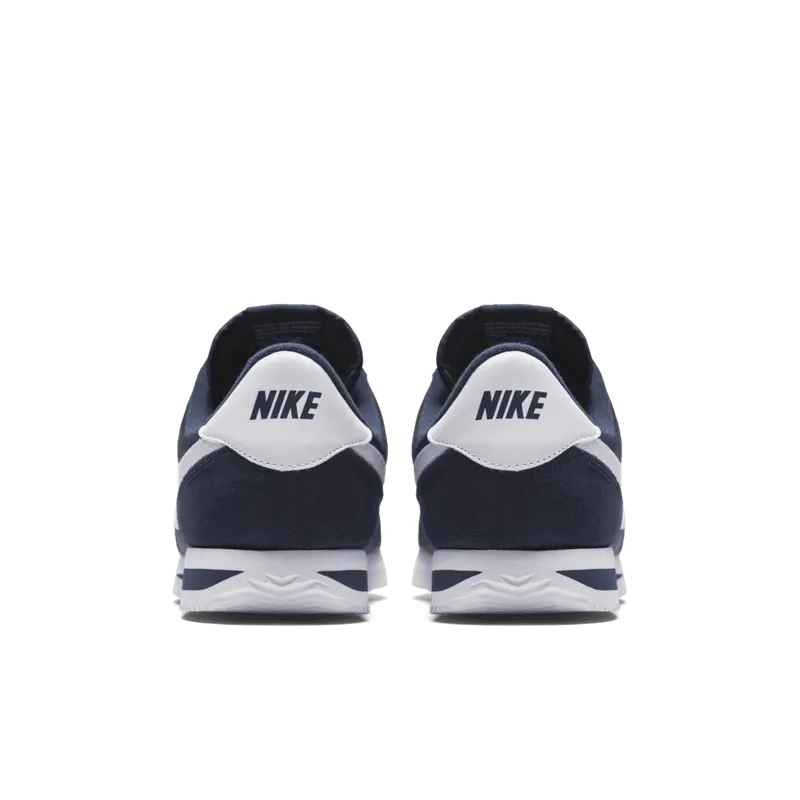 Nike Cortez Basic Nylon Obsidian White-Metallic Silver Obsidian/White-Metallic Silver (819720-411)