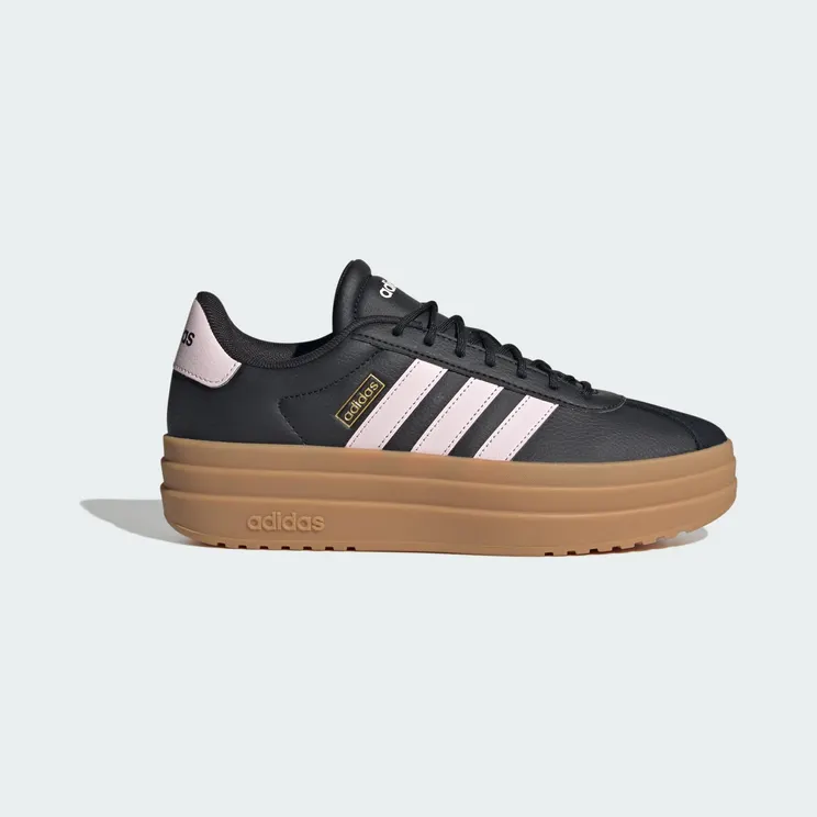 adidas VL Court Bold “Core Black / Distilled Pink / Gold Metallic” (KH9451)