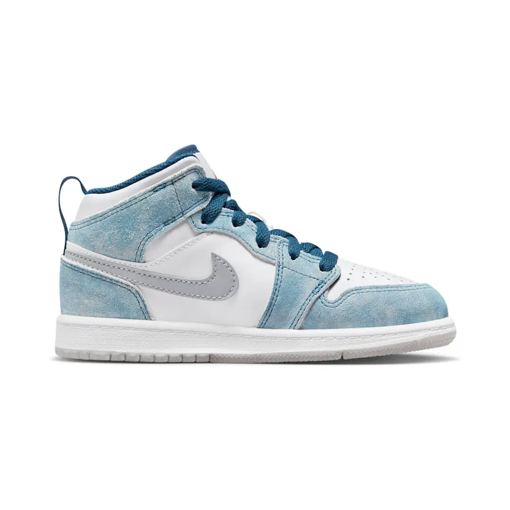 Jordan 1 Mid SE Younger Kids’ Blue (DR6237-401)