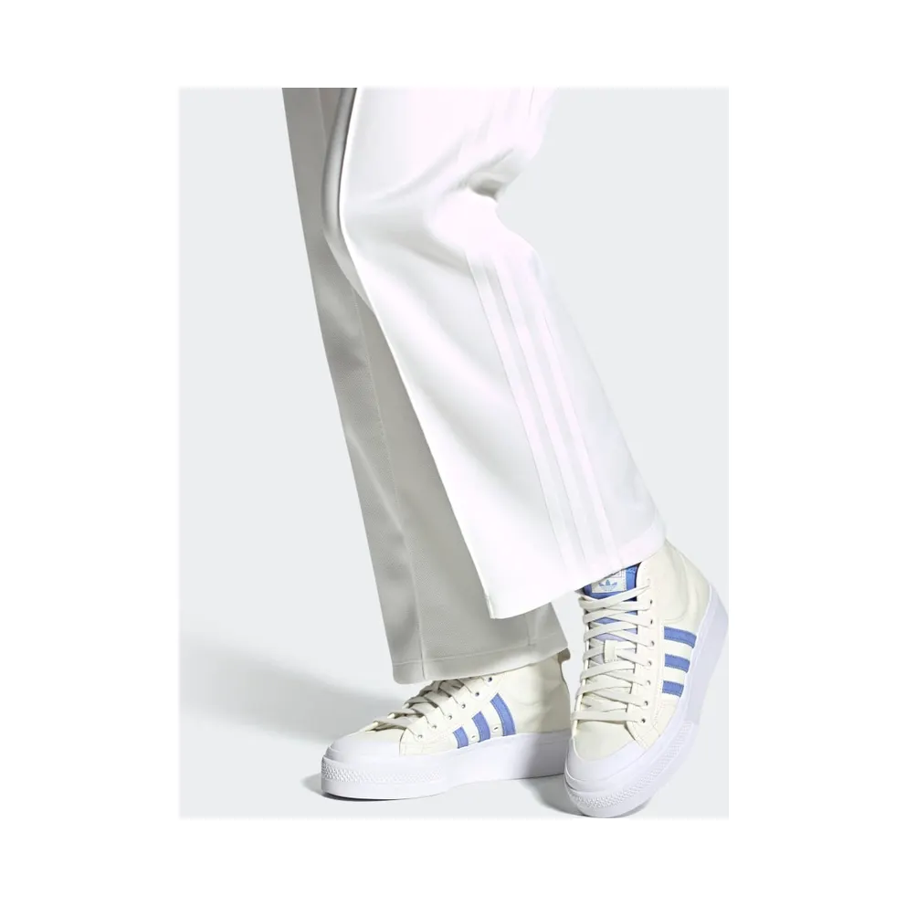 Adidas Nizza Platform Mid Off White / Blue Fusion / Cloud White (FZ6189)