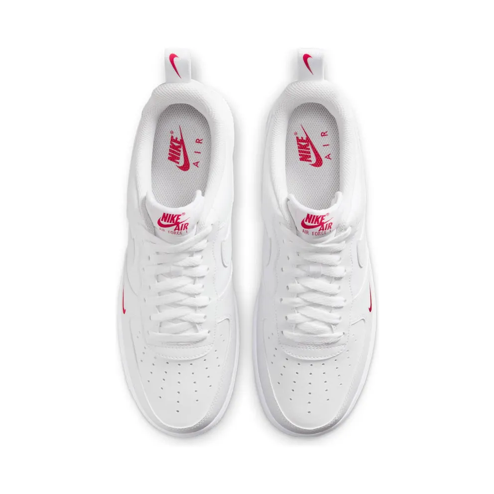 Nike Air Force 1 Low ’07 SE White Red Mini Swoosh (FZ7187-100)