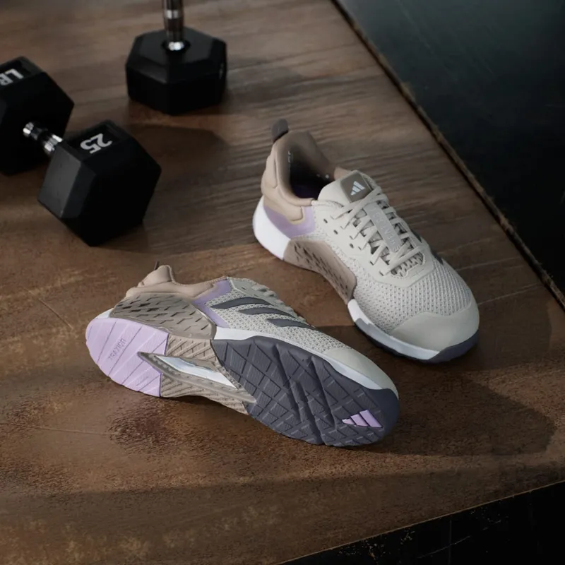 Adidas Dropset 3 Training Beige / Grey Strata / Powder Plum (JR1675)