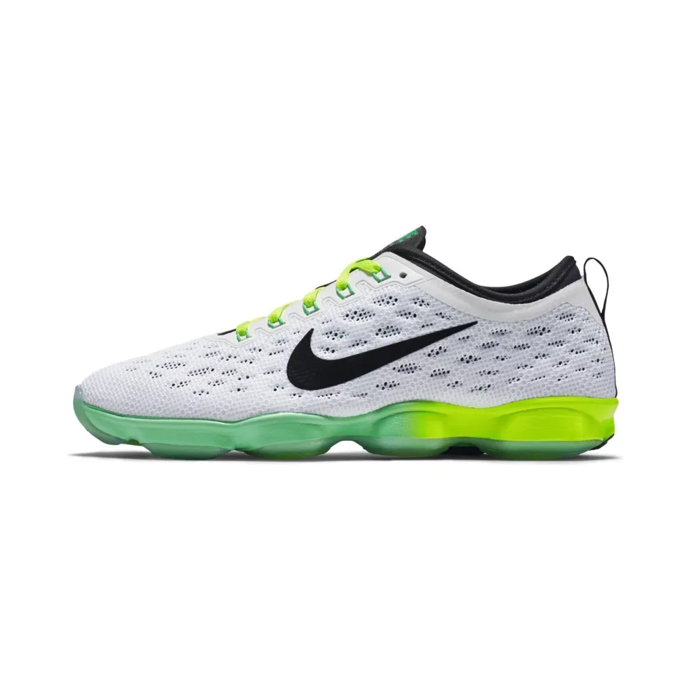 Nike Zoom Fit Agility White Black Green Glow Volt (W) White/Black-Green Glow-Volt Ice (684984-100)