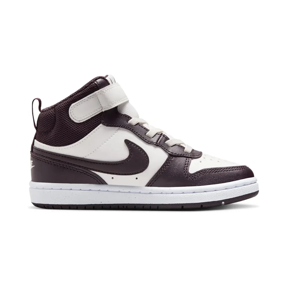 Nike Court Borough Mid 2 Sail White Burgundy Ash (CD7783-126)