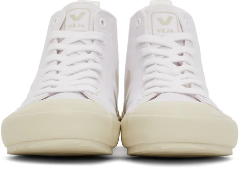 Veja White & Off-White Canvas Nova High-Top (NT0102348)