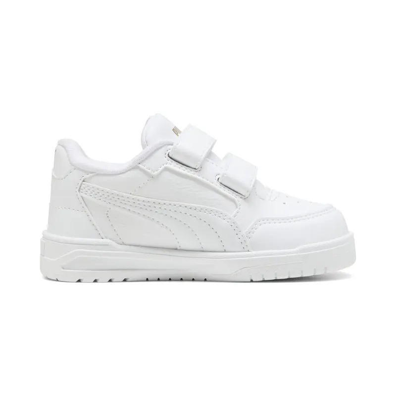 Puma Shuffle Downtown “Puma White / Puma White / Puma Gold” (403741_01)