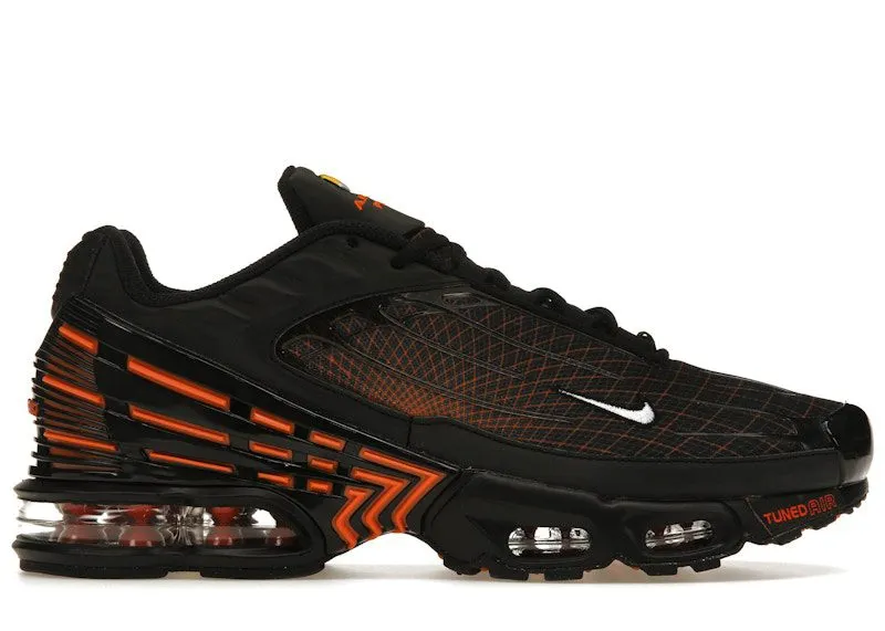 Nike Air Max Plus 3 Black Orange Spirograph (FB3352-001)