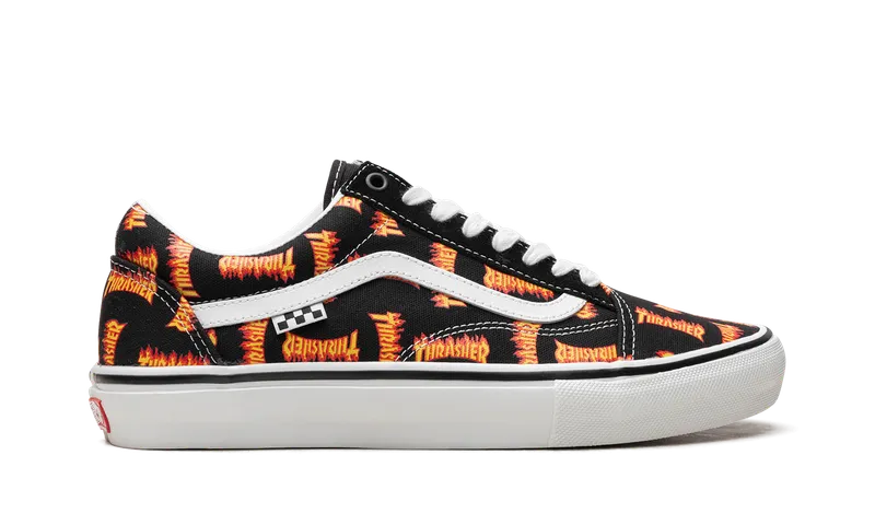 Vans Old Skool “Thrasher All Over Flame Logo” (VN0005W0BML)