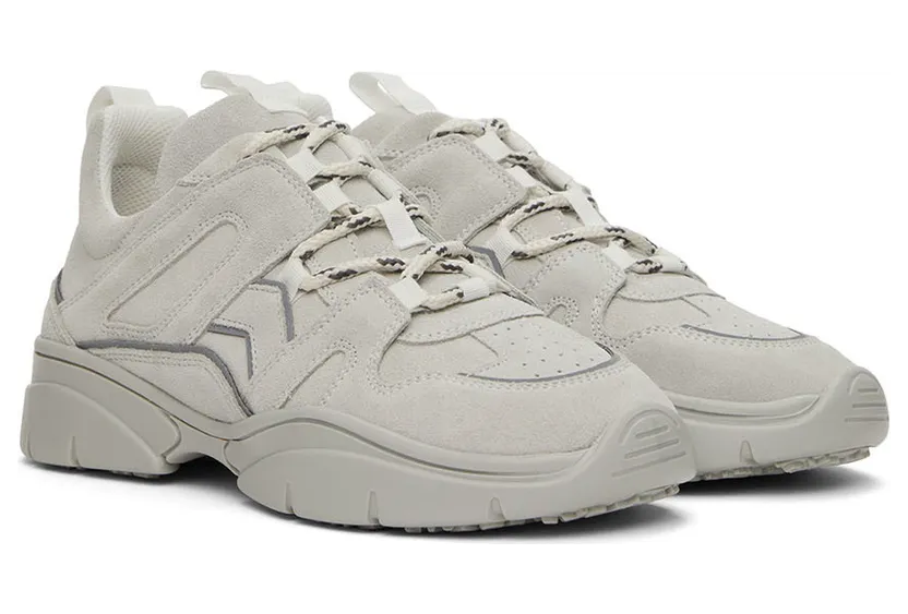 Isabel Marant Grey Kindsay Sneakers (22EBK0052-22E017S) (4)