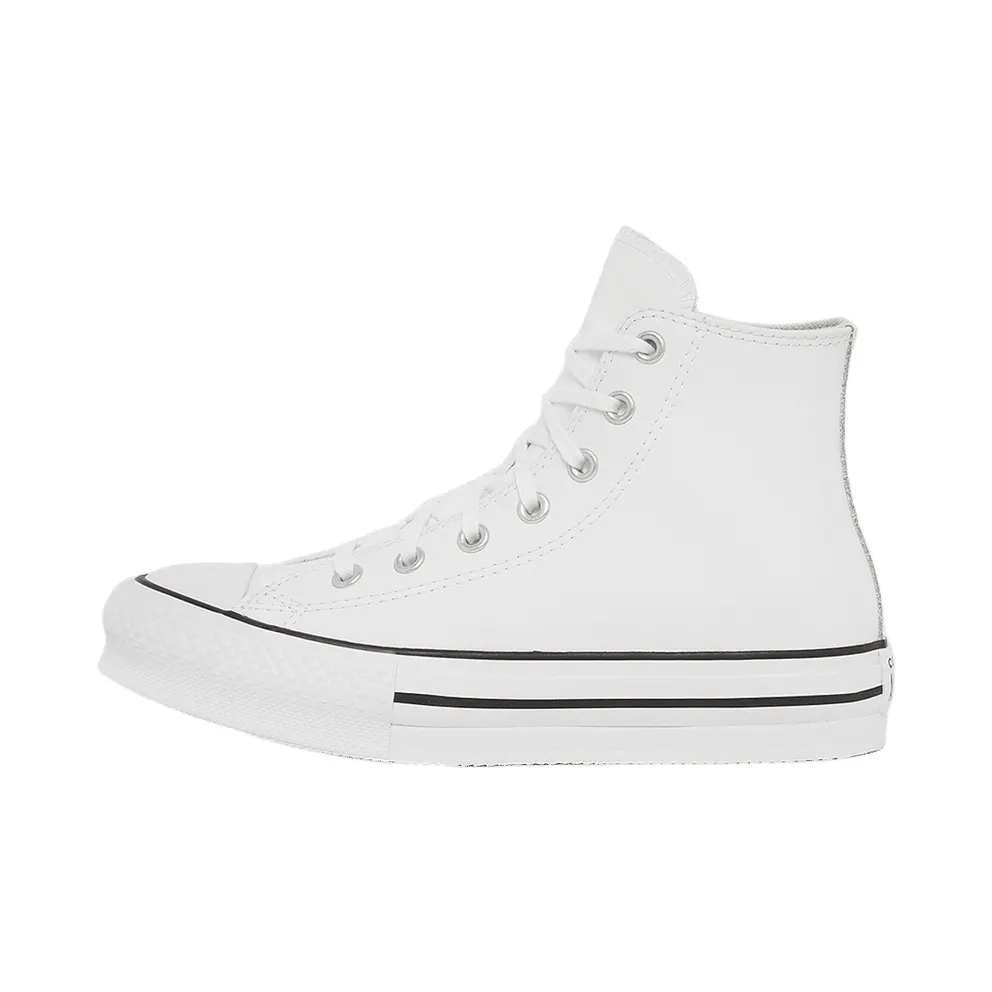 Converse Chuck Taylor All Star Lift Platform Leather White/natural Ivory/Black