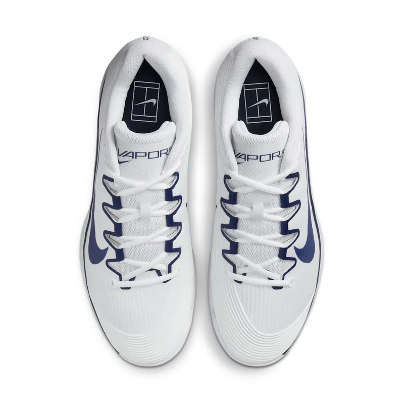 Nike Court Air Zoom Vapor 12 HC White Midnight Navy (IB7168-100)
