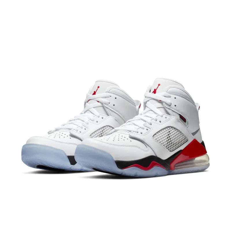 Jordan Mars 270 White Fire Red White/Reflect Silver-Fire Red-Black (CD7070-100)