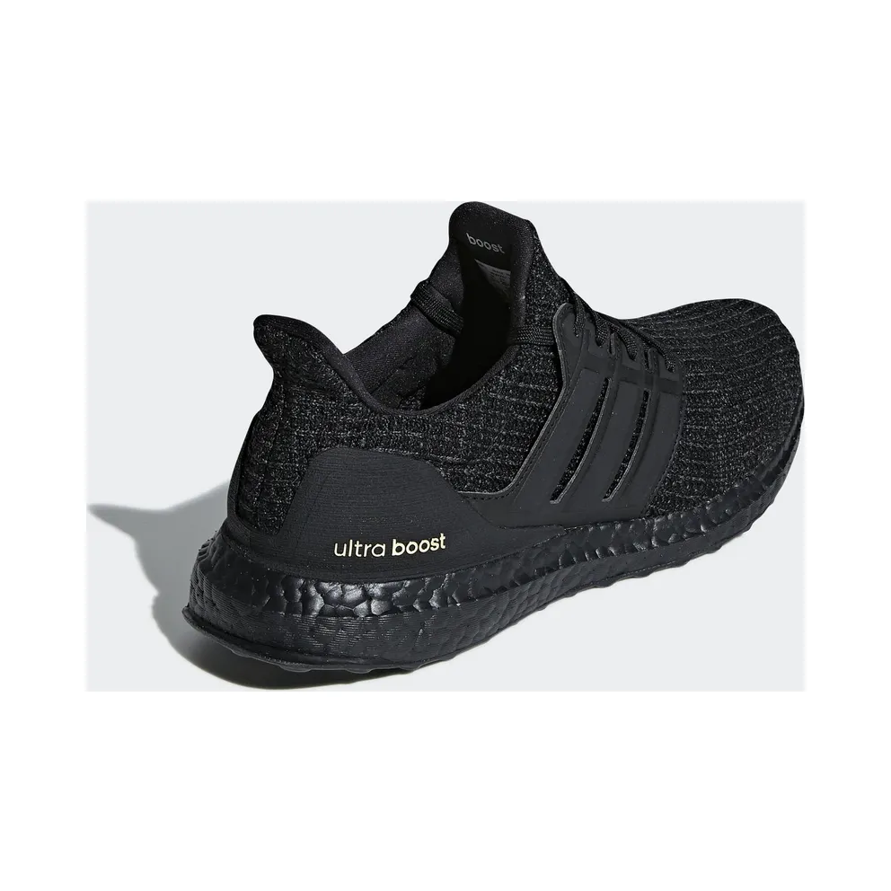 adidas Ultra Boost 4.0 Triple Black Gold (W) CORE BLACK/CORE BLACK/GOLD METALLIC (F36123)